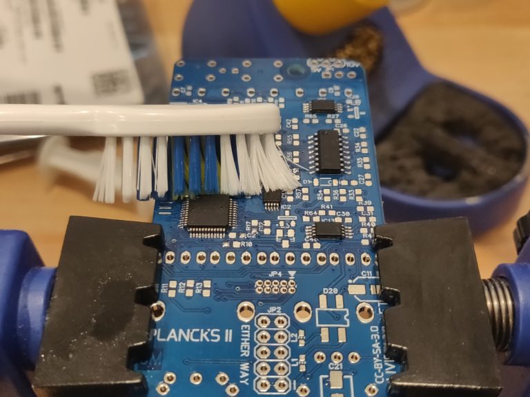 Brush on PCB