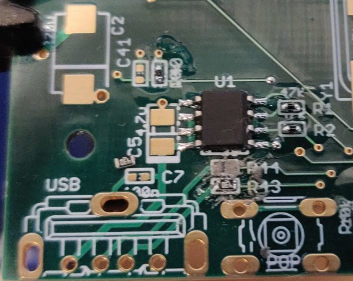 0603 Component on 0402 Pad