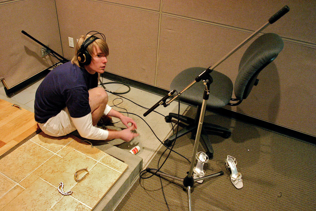 Caught doing foley