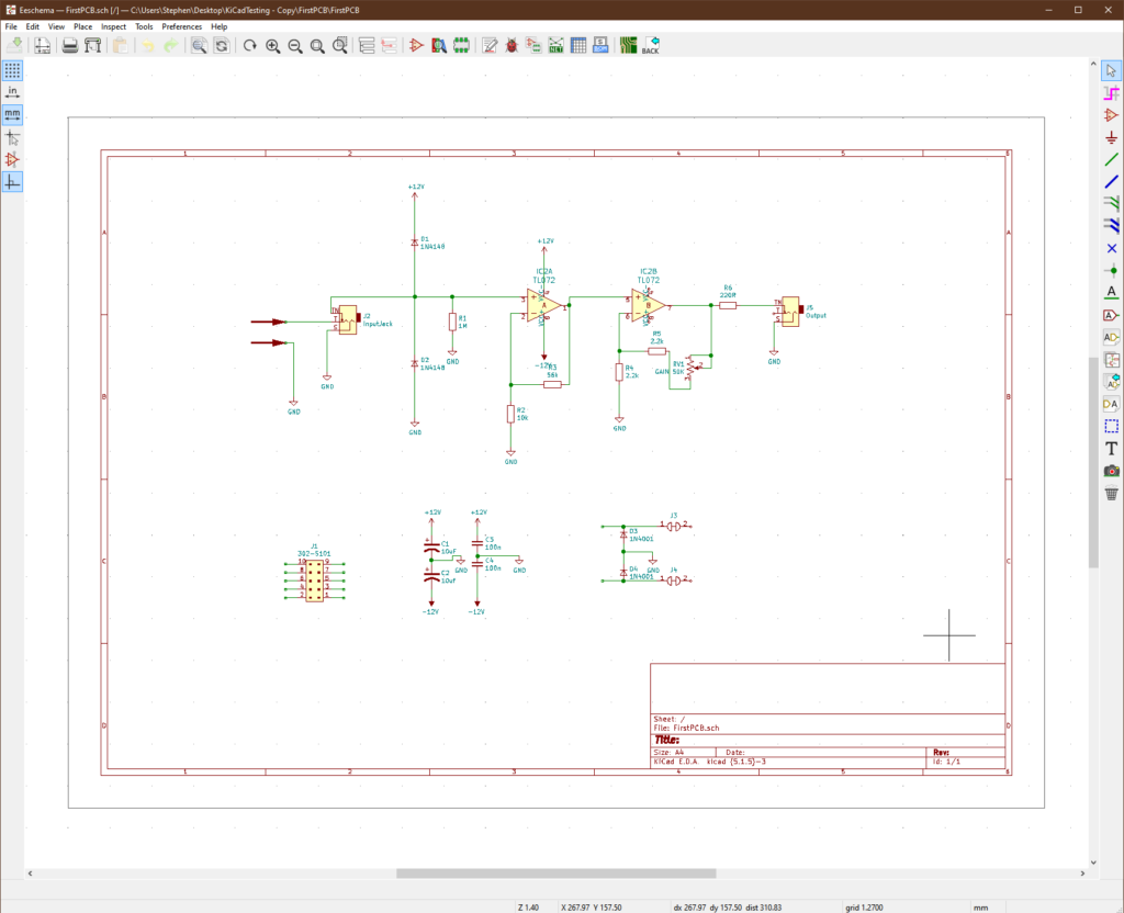 Mikrophonie Schematic